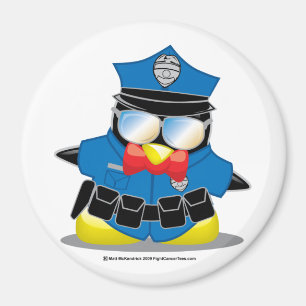 Politie-pinguïn Magneet