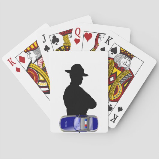 Politie Pokerkaarten (Achterkant)