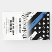 Politie Politie Pensioen Partij Welkom Spandoek (Horizontaal)