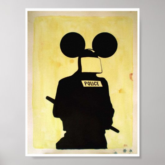 politie poster (Voorkant)