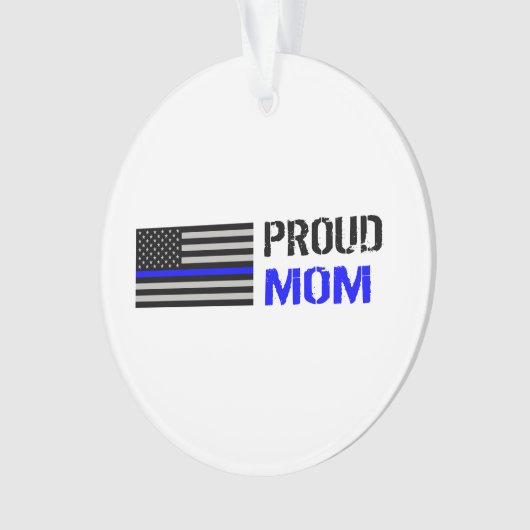 Politie - Proud Police Mam Ornament (voorkant)