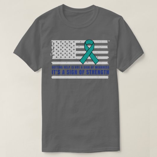 Politie Ptsd Awareness Law Enforcement Mental Heal T-shirt (Design voorkant)