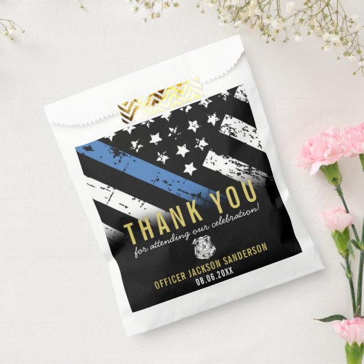 Politie Rechtshandhaving Pensioen Dank u Bedankzakje (Gezegeld)