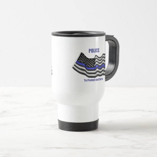 politie reisbeker (Voorkant rechts)