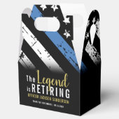 Politie Retirement Blue Line Law Enforcement Party Bedankdoosjes (Geopend)