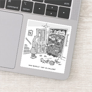 Politie Riot Raid a Property - Funny Police Thema Sticker