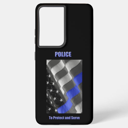politie samsung galaxy hoesje (Achterkant)