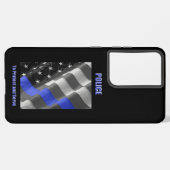 politie samsung galaxy hoesje (Linkerkant)