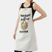 Politie Schort van de sheriff: grappige Schorten (Insitu)