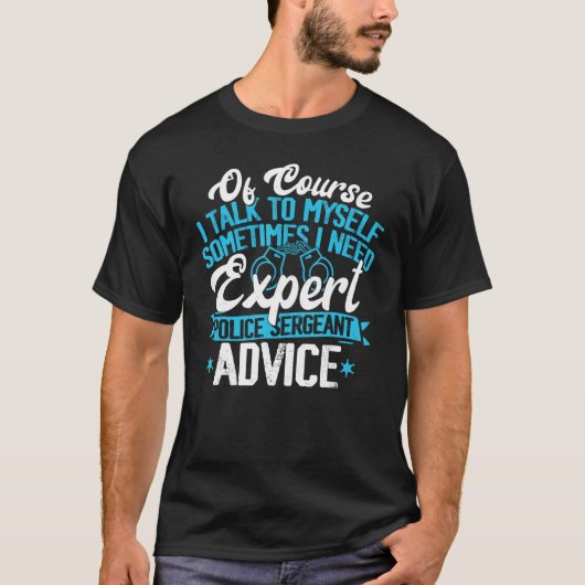 Politie Sergeant Kleding - Beste Grappige Sergeant T-shirt (Voorkant)