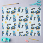 Politie Serie Ontwerp 4 Tissuepapier (Craft)