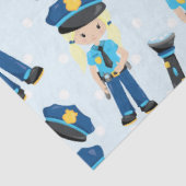Politie Serie Ontwerp 4 Tissuepapier (Detail)