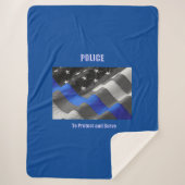 Politie Sherpa Blanket Deken (Voorkant)