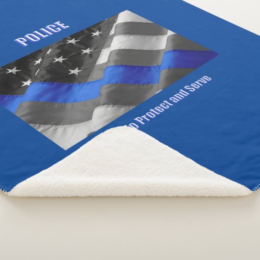 Politie Sherpa Blanket Deken (3/4)