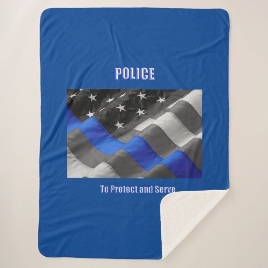 politie sherpa deken (Voorkant)