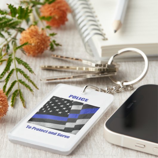 politie sleutelhanger (Voorkant Rechts)