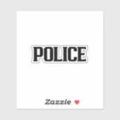 politie sticker (Vel)