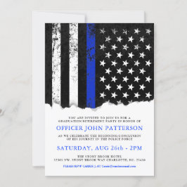 Politie Stijl American Flag Party|Evenement WHT ui Kaart