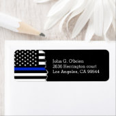 Politie Stijl Amerikaanse vlag Etiket (Insitu)