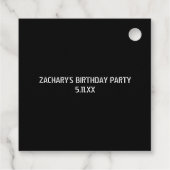 Politie SUV Dunne Blauwe Lijn Verjaardagsfeest Bedankjes Labels (Achterkant)