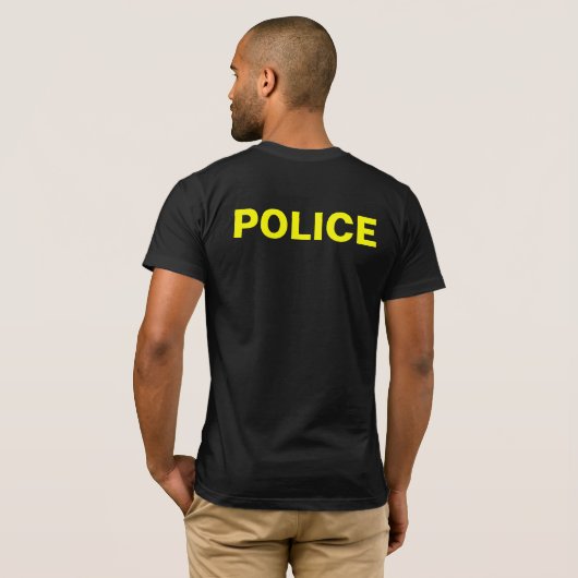 POLITIE T-SHIRT (Achterkant volledig)
