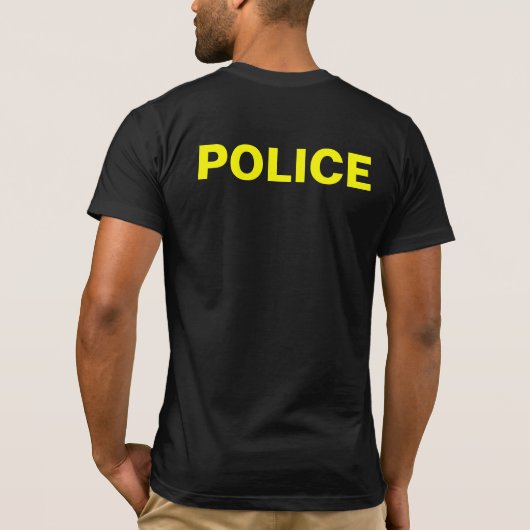POLITIE T-SHIRT (Achterkant)