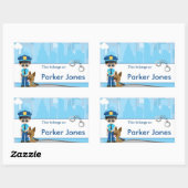 Politie Terug naar School Gepersonaliseerde Labels (Vel)