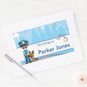 Politie Terug naar School Gepersonaliseerde Labels (Envelop)