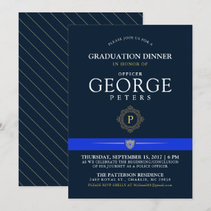 Politie-thema evenement   Diner Monogram Marine Ui Kaart