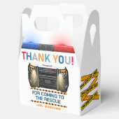 Politie Thema Kinderen Verjaardagsfeestje Bedankdoosjes (Geopend)