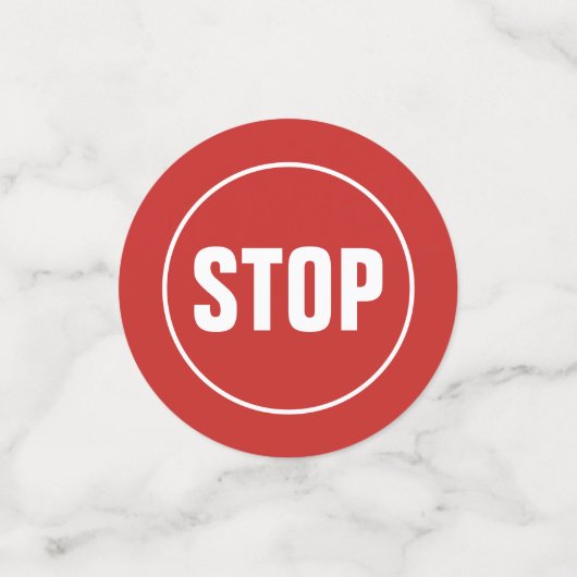 Politie thema verjaardagsfeestje confetti (Kleine voorkant)