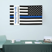 Politie Thin Blue Line Felicitaties Afstuderen Spandoek (Beurs)