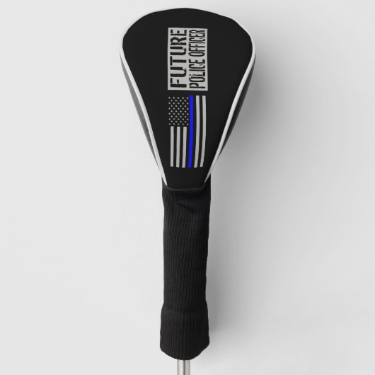 Politie - toekomstige politieambtenaar golfheadcover (Voorkant)