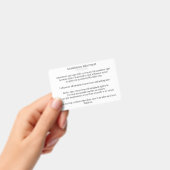 Politie Traffic Stop Ken Uw Rechten Kaart Badge (Handheld)