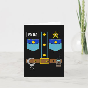 Politie Uniform Kostuum Cool Easy Halloween Politi Kaart