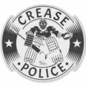 Politie van Creasen Hockey Goalie Sticker (Voorkant)