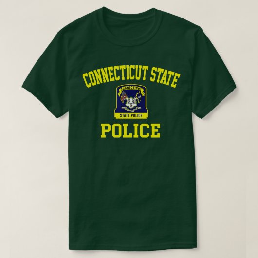 Politie van de verbindingsstaat t-shirt (Design voorkant)