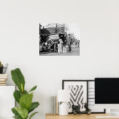 Politie vangt Bootleggers auto, 1922  foto Poster (Thuiskantoor)