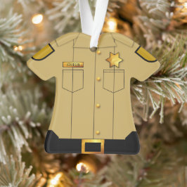 Politie verenigt Tan-beroep Ornament