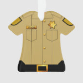 Politie verenigt Tan-beroep Ornament (voorkant)