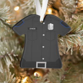 Politie verenigt zwart beroep ornament
