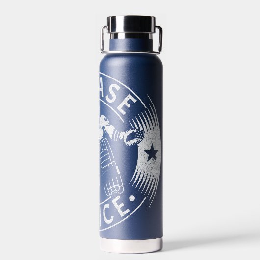 Politie verhogen Hockey Goalie Netminder Waterfles (Achterkant)