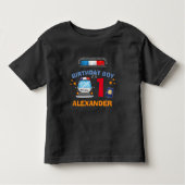 Politie verjaardag kinder shirts (Voorkant)