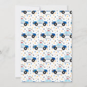 Politie Verjaardagsfeestje Cops & Robbers Politiem Kaart (Achterkant)