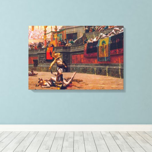 Politie Verso | Jean-Léon Gérôme | Canvas Afdruk (Insitu (Houten vloer))