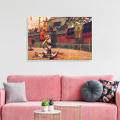 Politie Verso | Jean-Léon Gérôme | Canvas Afdruk (Insitu (Woonkamer))