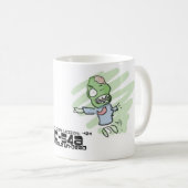 Politie versus niet dood koffiemok (Voorkant rechts)