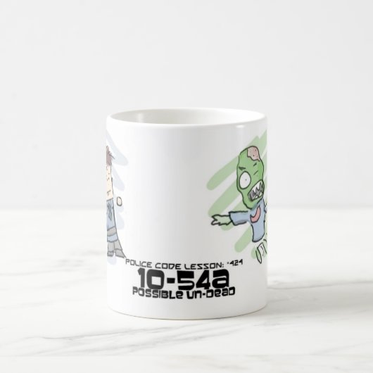 Politie versus niet dood koffiemok (Center)