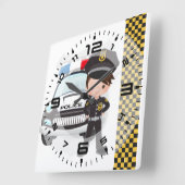 politie vierkante klok (Hoek)