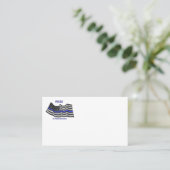 politie visitekaartje (Staand voorkant)